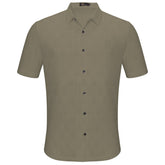 Command Chic Short-Sleeve Shirt KHAKI